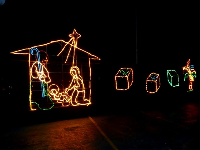 Christmas lights Las Piñas