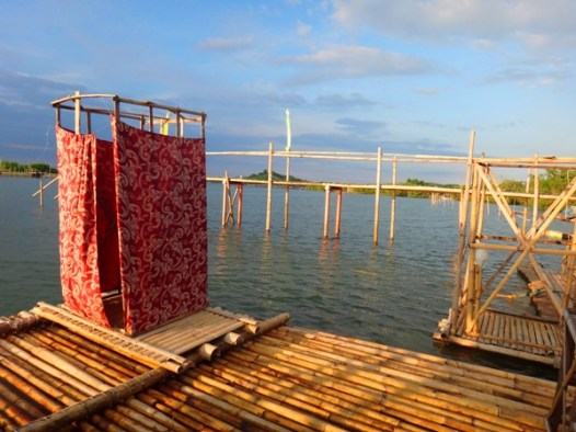 Toilet at Palina river cruise, Roxas City, Capiz, Philippines