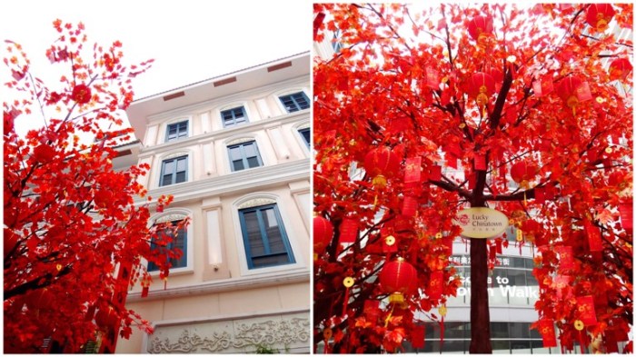 Chinese New Year tree, lantern, Chinese New Year 2013, Lucky Mall Chinatown, Binondo, Manila, Philippines