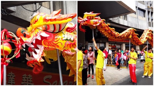 Dragon dance, Ongpin, Binondo, Chinese New Year 2013, Manila, Phiippines