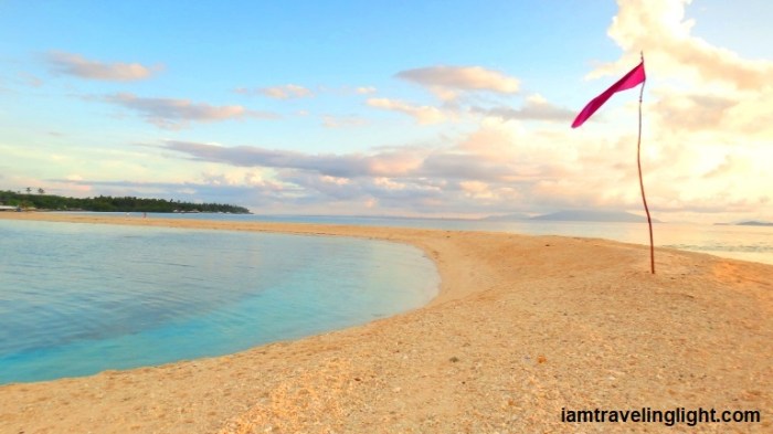 Higatangan Island sandbar, after the sun has risen, Biliran, Visayas, Philippines watermarked