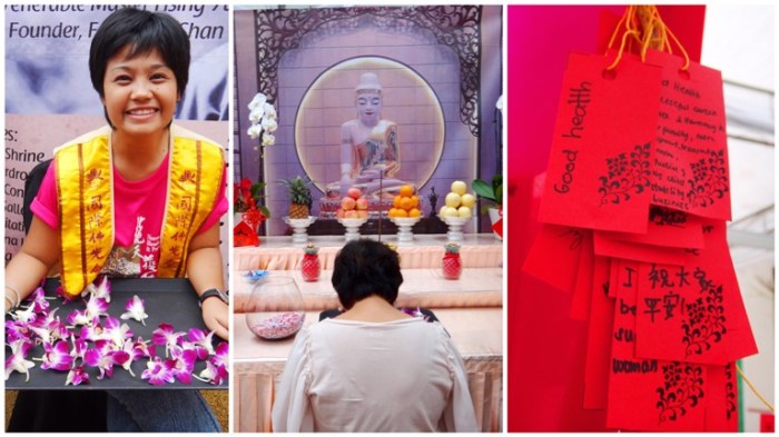 Mabuhay Temple, offering, wishing tree, Chinese New Year 2013, Lucky Mall Chinatown, Binondo, Manila, Philippines