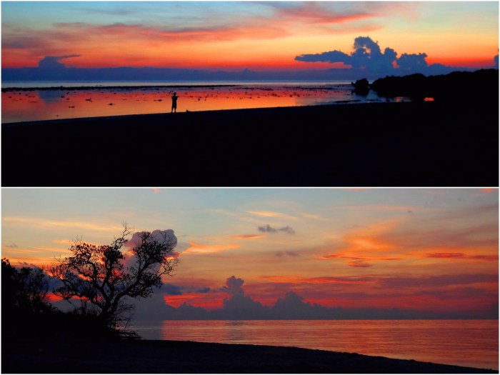 Sunrise, sunset, Apo Reef, Sablayan, Occidental Mindoro, Philippines