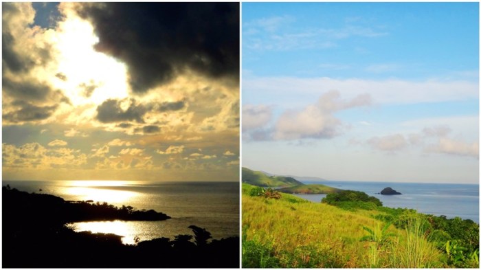 view from hills in Calaguas, Vinzons, Camarines Norte, Philippines