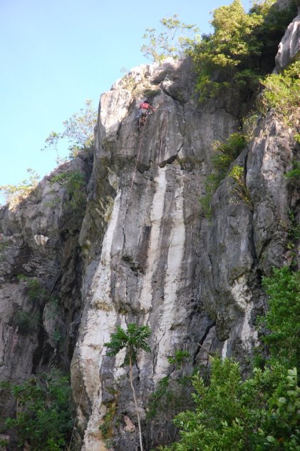 rock climbing, rock climber, Main Wall, 5.13 difficulty, Tinandog Wall, Atimonan, Quezon, Philippines