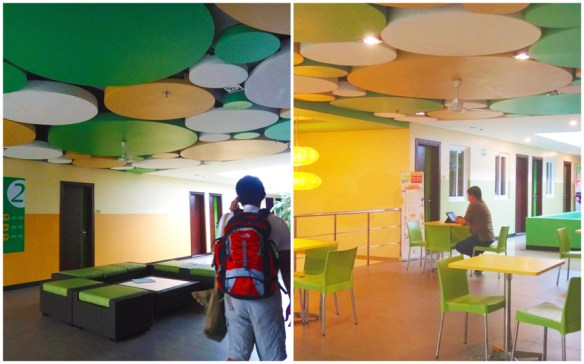 Circles art installation, lobby, common area, Go Hotels Tacloban, budget hotel, cheap hotel, Leyte, Philippines
