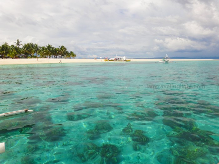 clear waters, sand bar, approaching Kalanggaman island sandbar, Palompon, Leyte, Philippines