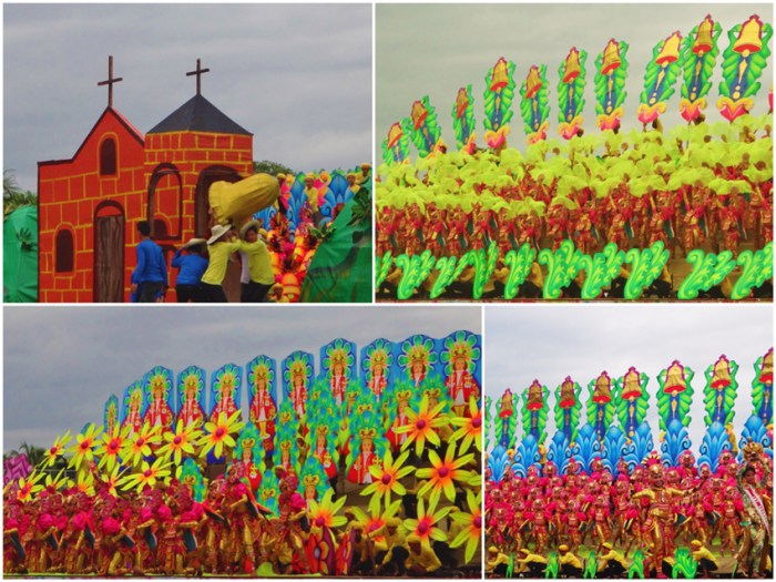 Second place, Lingganay contingent, Alangalang municipality, Kasadyaan Festival 2013, Tacloban, Leyte, Philippines