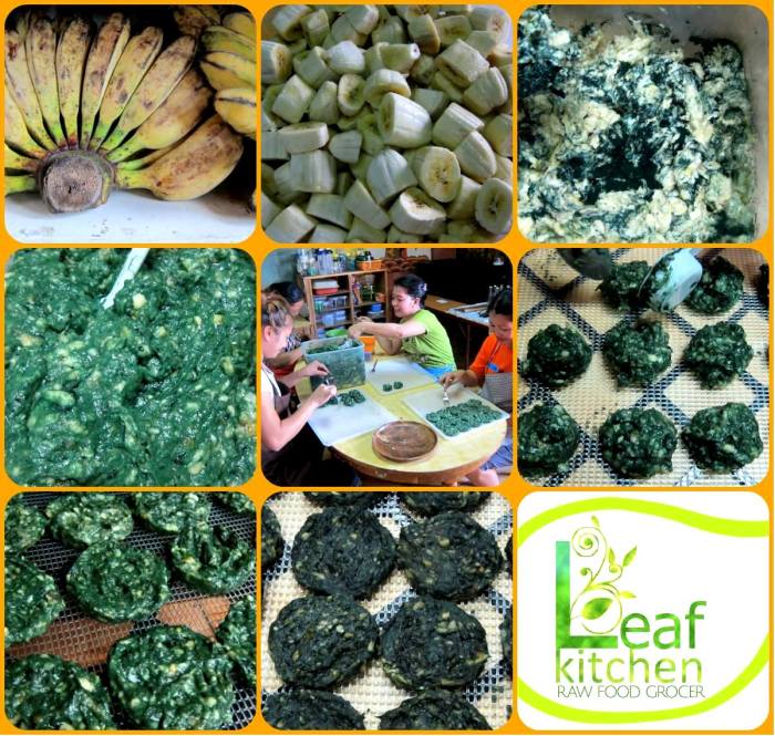 eco-friendly relief goods, raw green pancakes, Green Releaf sustainable relief and response to Typhoon Haiyan