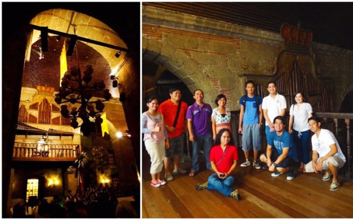 (Left) Bamboo Organ Festival 2013 gala night (Right) With travel bloggers