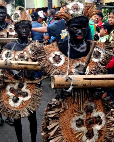 patik-patik, Ati indigenous bamboo musical instrument, Tribu Malipayong Ati, 3rd place, Balik-Ati category, native Ati costume, Kalibo Ati-atihan Festival 2014