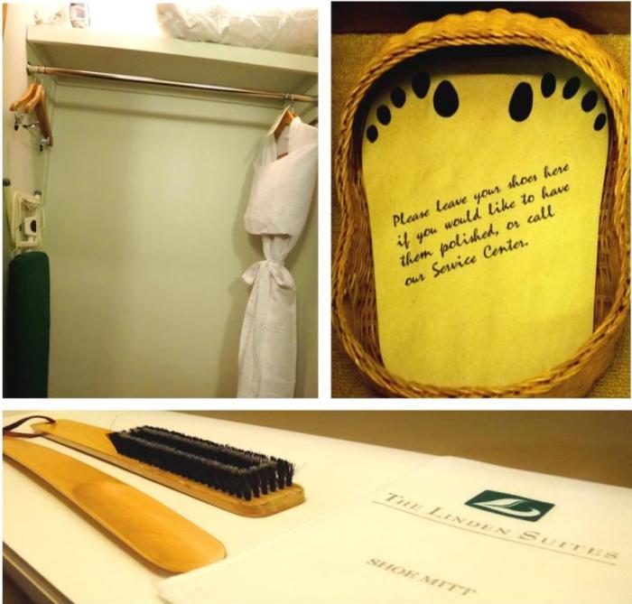 grooming for the office essentials, shoe cleaning kit, iron and iron board, shoe cleaning service, Linden Suite, business hotel, Ortigas, Pasig City, Manila