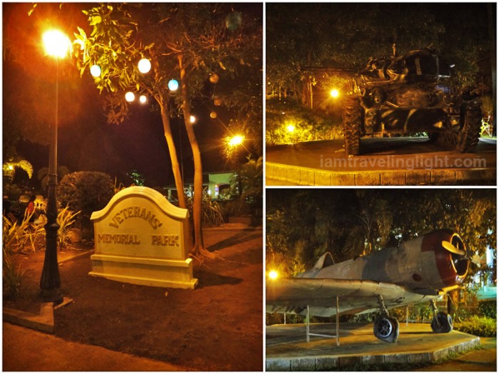 park near capitol building, Veterans Memorial Park, war weapons, jet, Lingayen, Pangasinan