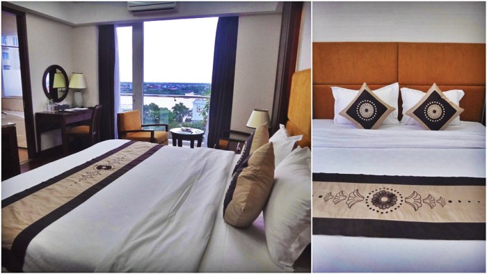 deluxe room, luxurious bed, luxury hotel, moonlight hotel, hue, vietnam