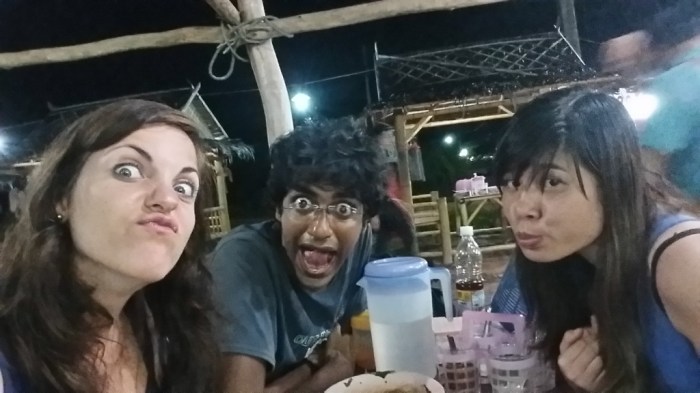 meet an awesome bunch of people caption meeting crazy friends in koh lanta thailand