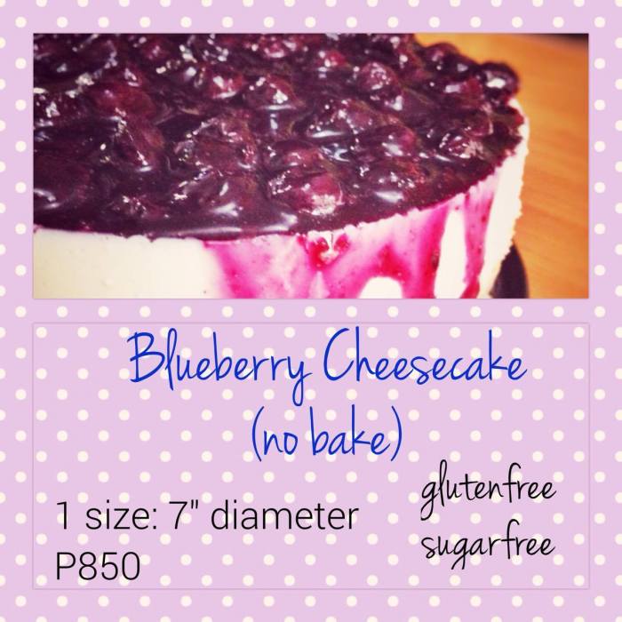 jay blueberry cheesecake no bake