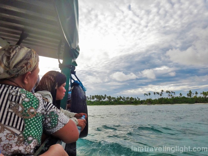 approaching remote Sibutu Island, Tawi-tawi, Mindanao, Philippines