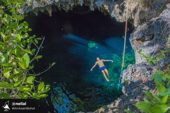 Kabagno or Cabagnow cave pool, Bohol by Nella Lomotan