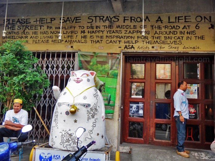 Artists for stray animals, Penang cat street art