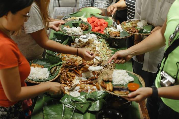 Boodle lunch, Nurture Wellness Village, Tagaytay, Amadeo, Cavite, farm resort, destination spa