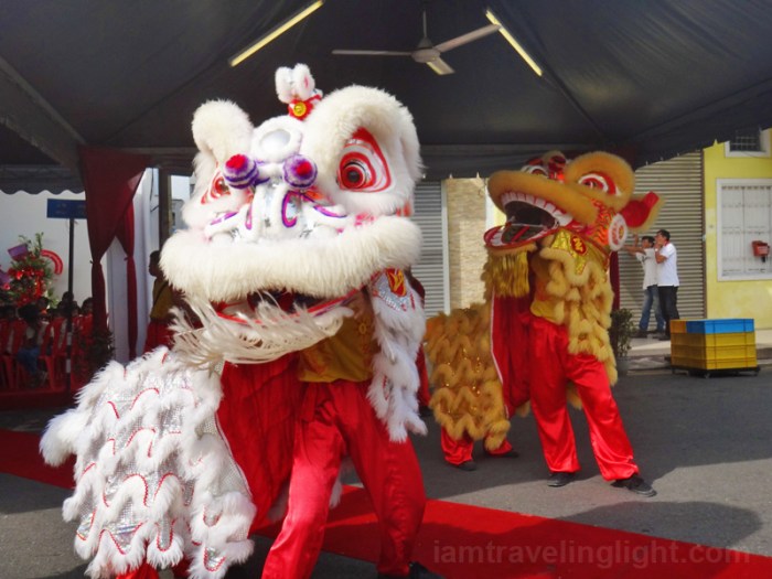 lion dance, Georgetown, Penang, Malaysia