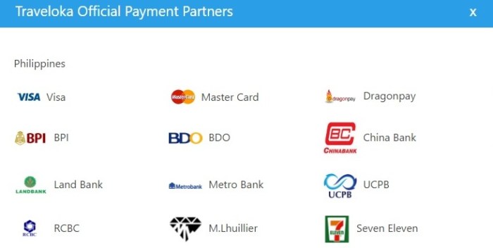 Traveloka payment partners, ways to pay.jpg