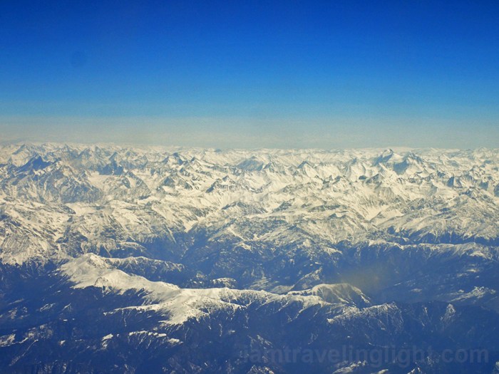 Himalayas mountain range close up shot, tail end winter, view from the plane, flight to Leh Ladakh, Kashmir, from New Delhi, India.jpg