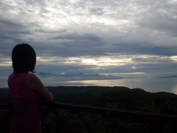 Siquijor, Mount Bandilaan viewpoint, sea, island, mountains