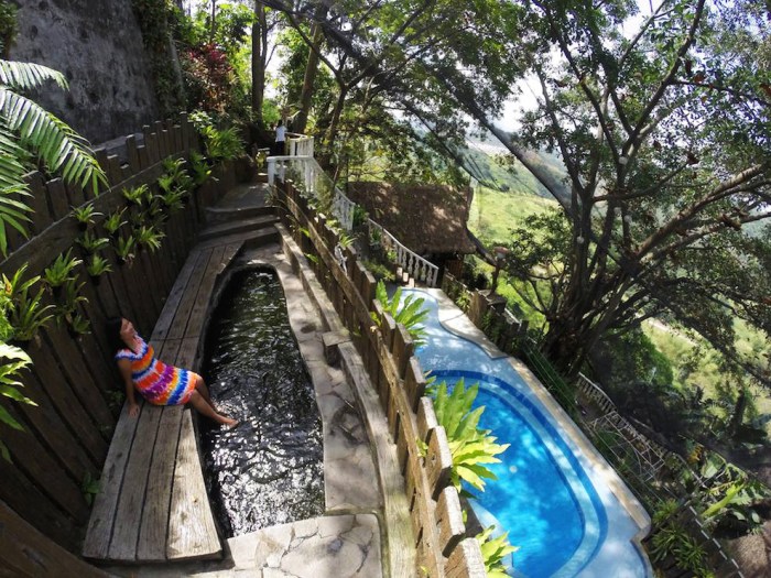 Luljettas Hanging Gardens and Spa, fish spa, massage pool, bodhi tree, balete, mountainside spa, mountain view, Antipolo, Rizal