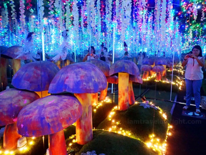 Enchanted Room, fairytale, toadstools, flowers, other angle, Vast Imaginarium Mirror Rooms, illusion, Capitol Commons, Pasig, Ortigas.JPG