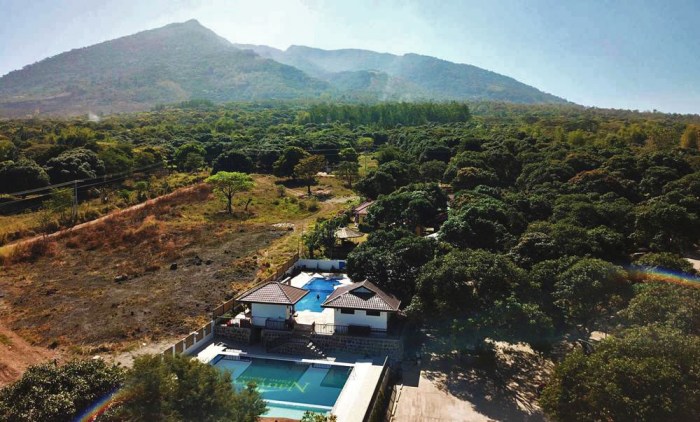 aerial view, drone, bird's eye view, pool, Mt. Arayat, mountain view resort, Nauvoo Farm Resort, fruit farm, mango tree farm, Magalang, Pampanga