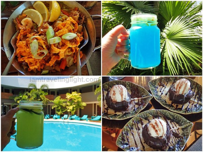 Cocoon, restaurant, Asian food, pad thai, lava cake, moringa blue lemonade, cucumber juice, Oriental Bataan, hotel, Mariveles, Export Processing Zone