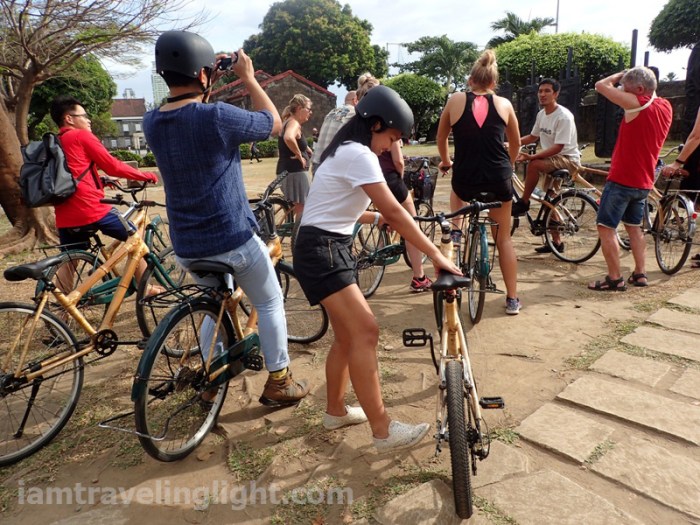 Bambike, bamboo bike tour, eco-friendly tour, Intramuros, Manila.JPG