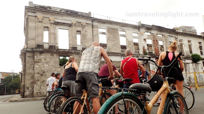 Bambike, ruins, bamboo bike tour, eco-friendly tour, Intramuros, Manila.JPG