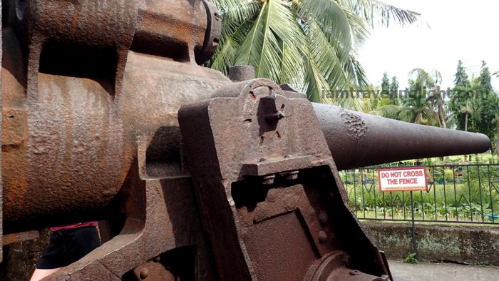 cannon, Bambike biking, Intramuros, Manila, bamboo bike tour, eco-friendly tour.JPG