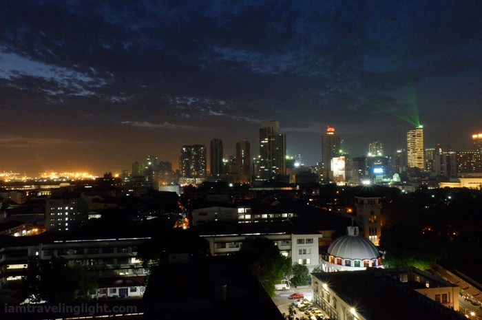 Intramuros skyline, cityscape, blue hour