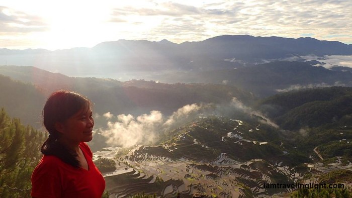 Mt. Kupapey with view of Maligcong Rice terraces, Cordillera, Philippines