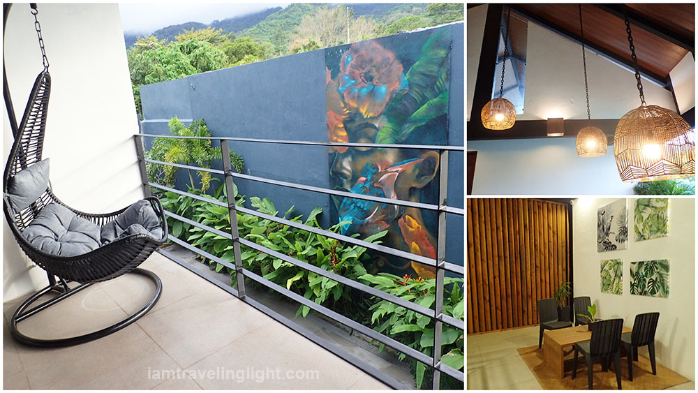 swing seat, rattan lights, tropical architecture, Casa Tropica, hot spring resort, private pool, architecture, Pansol, Calamba, Laguna