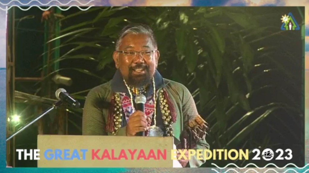 Arvid Marius Puzon's speech at the Great Kalayaan Expedition launch in Puerto Princesa, Palawan. He is the first person to visit all 1634 cities and municipalities in the Philippines.